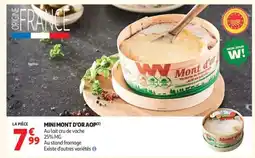 Auchan Mini Mont D'or Aop offre