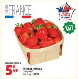 Auchan Fraises Rondes offre