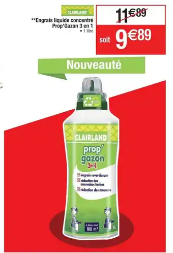 Cora x Carrefour **Engrais liquide concentré offre
