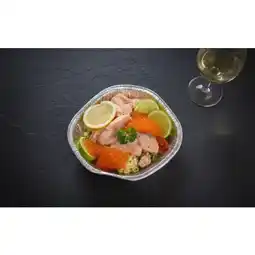 Carrefour Salade de perle et duo de saumon offre