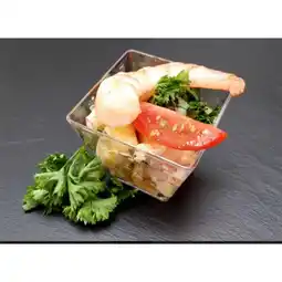 Carrefour Verrine crevettes concombre offre