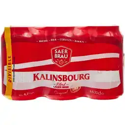 Carrefour Saer-brau bière blonde offre