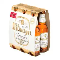 Carrefour Bitburger bière blonde offre