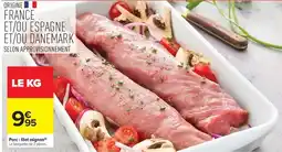 Carrefour Drive Porc: filet mignon offre