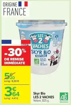 Carrefour Drive Skyr bio offre