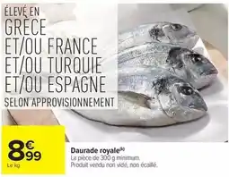 Carrefour Drive Daurade royale offre