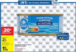 Carrefour Drive Carrefour - thon albacore elite offre