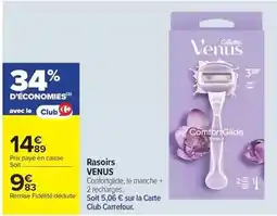 Carrefour Drive Gillette - rasoirs offre