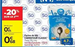 Carrefour Drive Carrefour - farine de blé offre