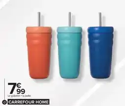 Carrefour Carrefour - le gobele+la paille offre