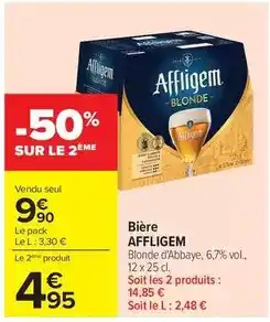 Carrefour Drive Affligem - bière offre
