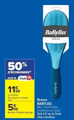 Carrefour Babyliss - brosse offre