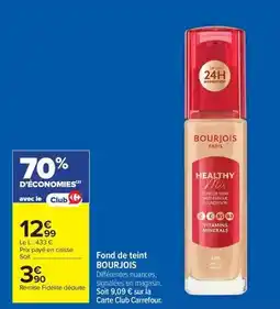 Carrefour Bourjois - fond de teint offre