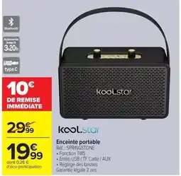 Carrefour Enceinte portable offre