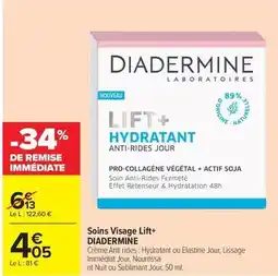 Carrefour Diadermine - soins visage lift+ offre