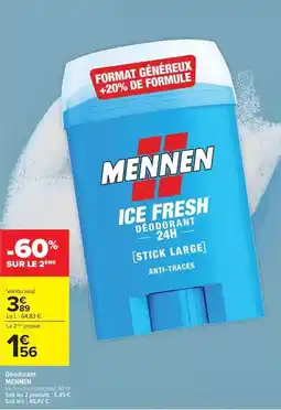 Carrefour Mennen - désodorante offre