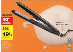 Carrefour Babyliss - lisseur vapeur offre