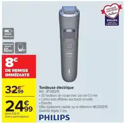 Carrefour Philips - tondeuse électrique offre