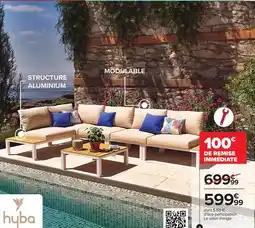 Carrefour Hyba - le canapé 3 places offre