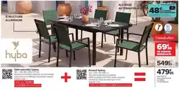 Carrefour Hyba - table extensible, suddeny + offre