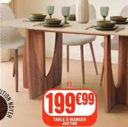 La Foir'Fouille Table à manger justine offre