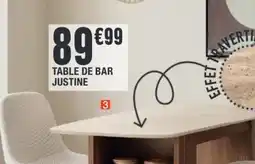 La Foir'Fouille Table de bar justine offre