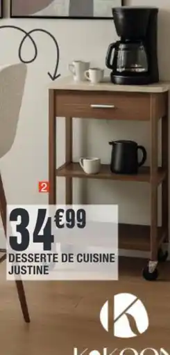 La Foir'Fouille Desserte de cuisine justine offre