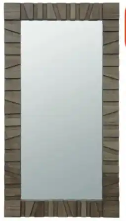 La Foir'Fouille Miroir bois marron offre
