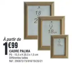 La Foir'Fouille Cadre palma offre
