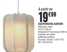 La Foir'Fouille Suspension aurore offre