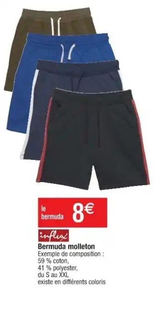 Cora x Carrefour Bermuda molleton offre