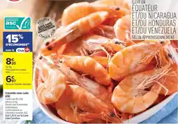 Carrefour Carrefour - crévette rose cuite asc offre