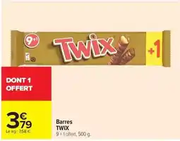 Carrefour Twix - barres offre