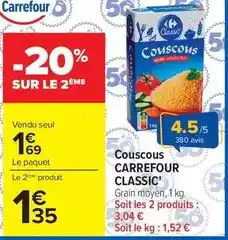 Carrefour Carrefour - couscous classic offre