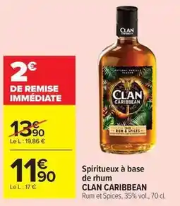 Carrefour Spiritueux à base de rhum offre