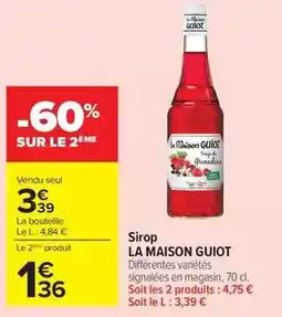 Carrefour Signal - sirop offre