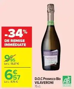 Carrefour Vilaveroni - d.o.c. prosecco bio offre