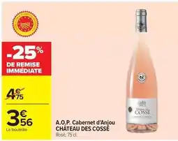 Carrefour A.o.p. cabernet d'anjou offre