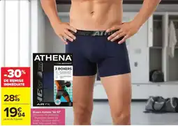 Carrefour Athena - boxers homme offre