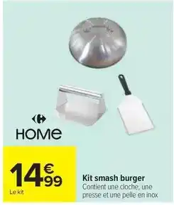 Carrefour Burger - kit smash offre
