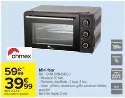 Carrefour Mini four offre