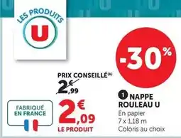 Bi1 U - nappe rouleau offre