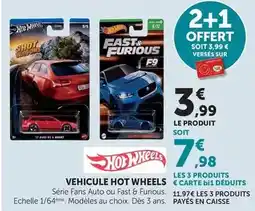 Bi1 Hot wheels - vehicule offre