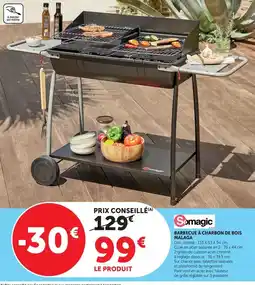 Bi1 Barbecue chardon de bois magica offre