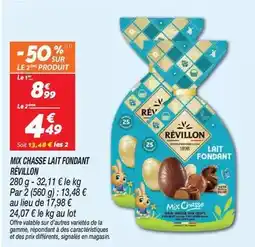 Netto Révillon - mix chasse lait fondant offre