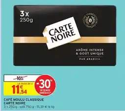 Intermarché Contact Carte noire - café moulu classique offre