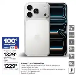 Carrefour Engine - iphone 17 pro 256go offre