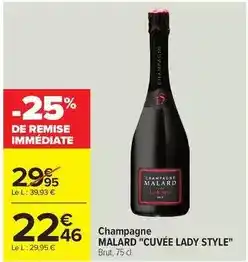 Carrefour Malard - champagne offre
