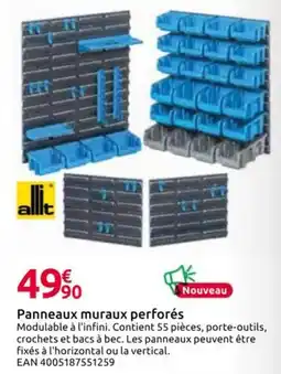 Mr Bricolage Panneaux muraux perforés offre