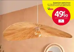 Mr Bricolage Suspension raphia Orane offre